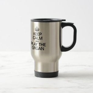 MUG DE VOYAGE GARDEZ LE CALME ET JOUEZ À L'ORGE