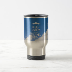MUG DE VOYAGE GARDEZ LE CALME ET VOYAGEZ