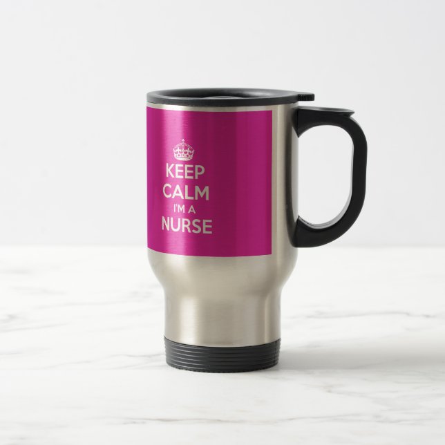Mug De Voyage GARDEZ LE CALME que je suis UN CADEAU de SOINS de (Droit)