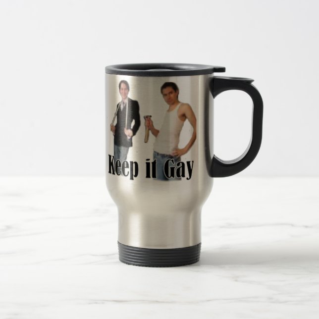 Mug De Voyage Gardez-le Drinkware gai (Droit)
