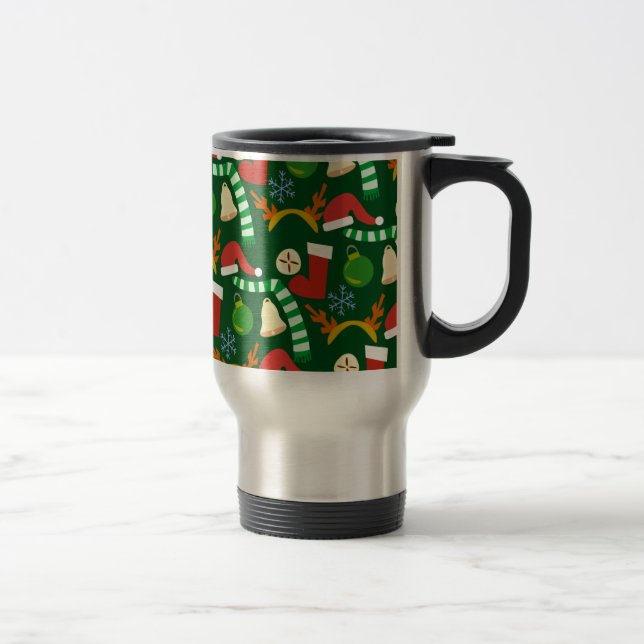 Mug De Voyage Gear de Noël mignonne (Droit)