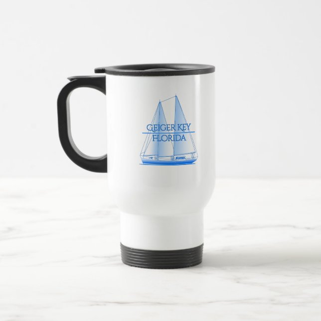 Mug De Voyage Géiger Clé Côtier Nautique Voilier (Gauche)