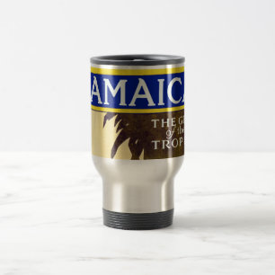 Mug De Voyage Gemme vintage de la Jamaïque du voyage de
