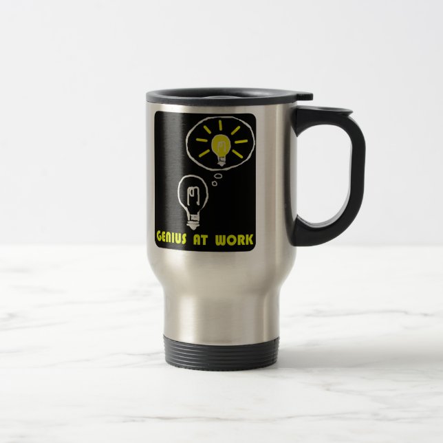 Mug De Voyage Génie au travail (Droit)