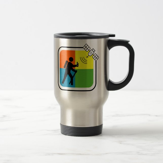 Mug De Voyage GeoCacher (Droit)