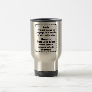 Mug De Voyage Gestionnaire de ressources d'humain de joute