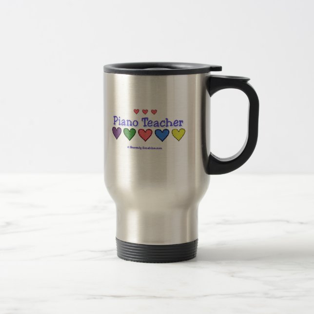 Mug De Voyage GH de professeur de piano (Droit)