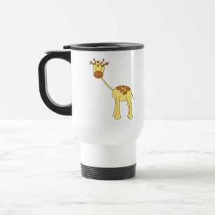 Mug De Voyage Girafe mignonne. Bande dessinée
