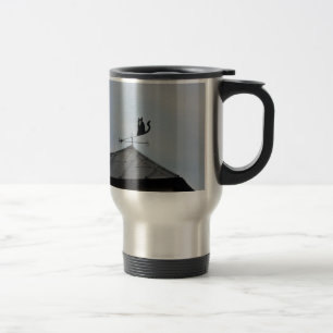 Mug De Voyage Girouette Chat Noir