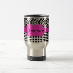 Mug De Voyage Glace personnalisée rose chaud