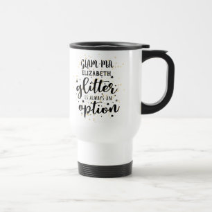 Mug De Voyage GLAM-MA Gamorous Grandma Parties scintillant Toujo