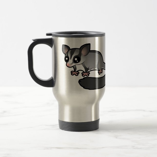 Mug De Voyage Glider sugaré de dessin animé (Gauche)