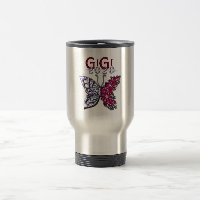 Mug De Voyage Glorieux papillon GIGI 2020 (Centre)