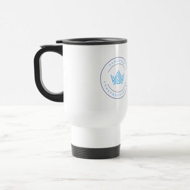 Mug De Voyage Gobelet de voyage Cloutier Construction (Gauche)