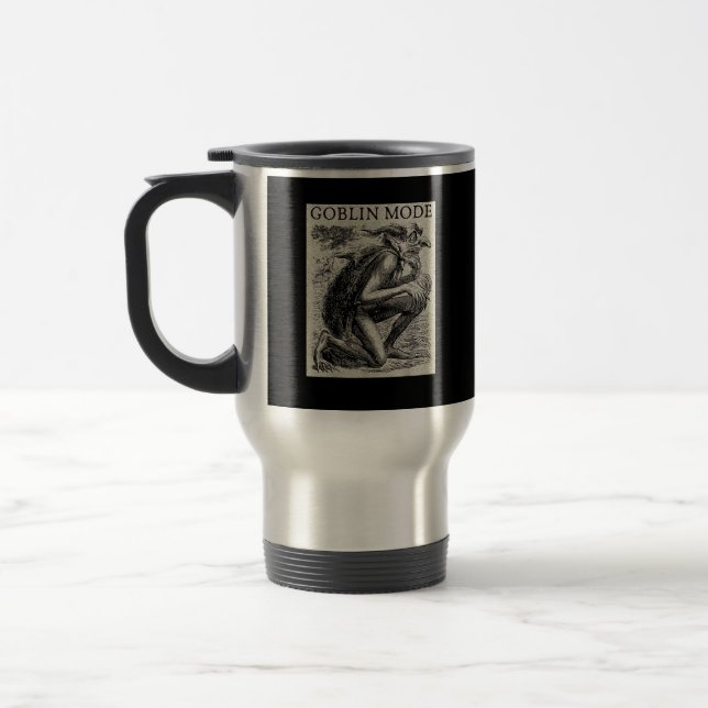 Mug De Voyage Goblin Mode Goblincore Fairycore Medieval Grunge (Gauche)