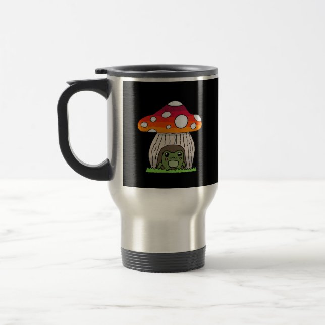 Mug De Voyage Goblincore Frog Classic Retro Appeal (Gauche)