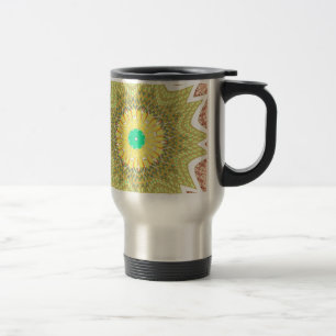 Mug De Voyage gOLDEN JAUNE motif tribal d'origine africaine