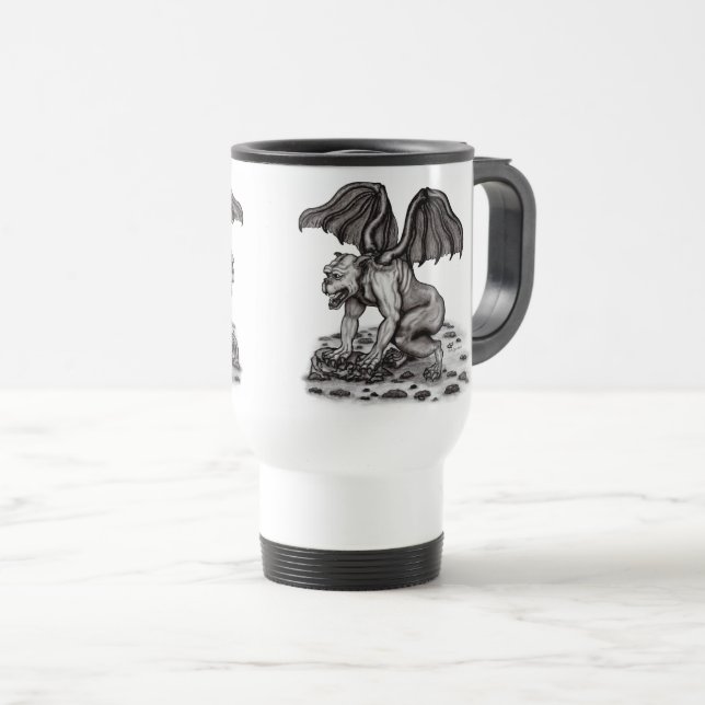 Mug De Voyage Golem Gargoyle (Devant droit)