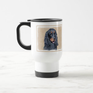 Mug De Voyage Gordon Setter Peinture - Joli art original chien