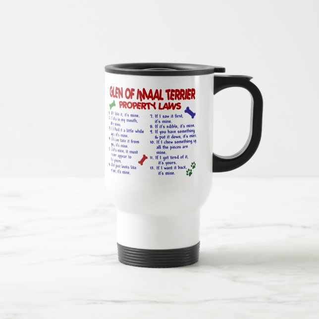 Mug De Voyage GORGE des lois de propriété d'IMAAL TERRIER (Droite)