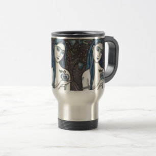 MUG DE VOYAGE GOTH EVE, JARDIN SOMBRE D'EDEN, FEMME, SERPENT