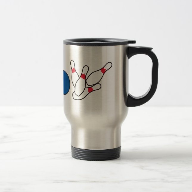 Mug De Voyage Goupilles de bowling (Droit)