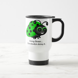 Mug De Voyage Goûter la boue de coccinelle verte