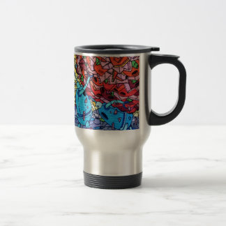 Mug De Voyage Graffiti coloré