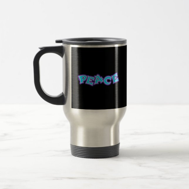 Mug De Voyage Graffiti Paix (Gauche)