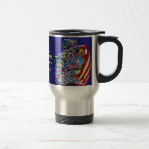 Mug De Voyage Grand Lake célèbre les 250 ans des États-Unis avec
