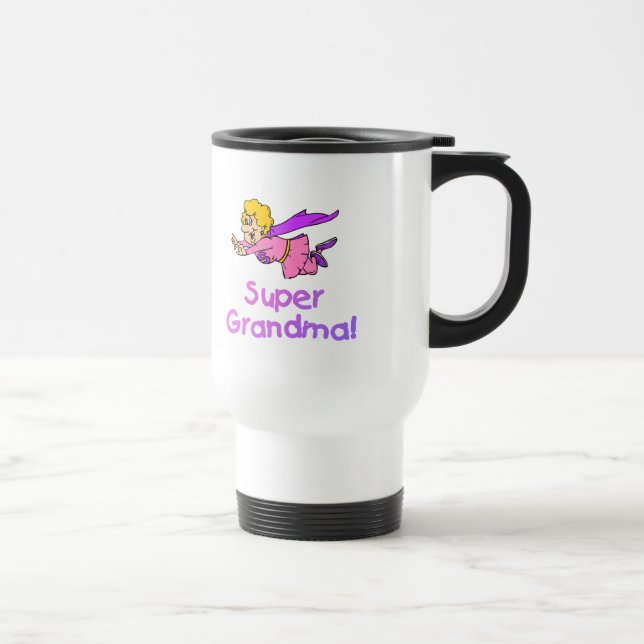 Mug De Voyage Grand-maman superbe (vol) (Droite)