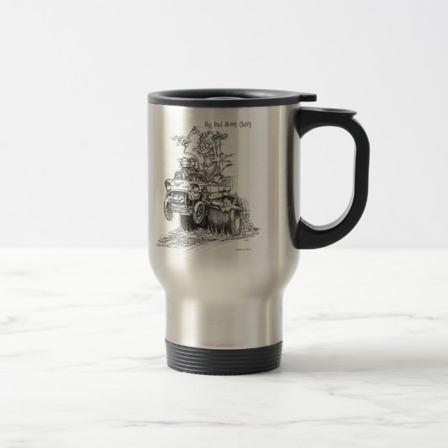 Mug De Voyage grand mauvais Chevy soufflé - customisé (Droit)
