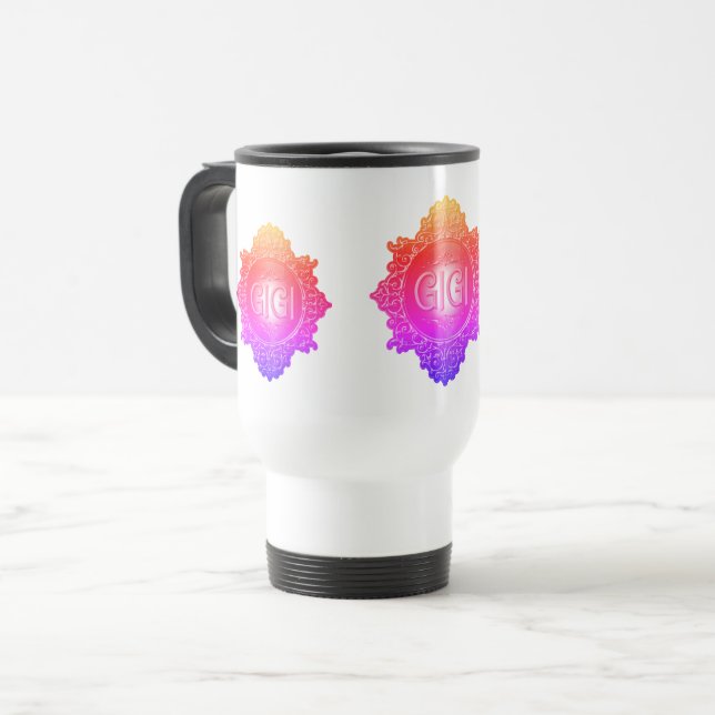 Mug De Voyage Grand-mère GIGI (Devant gauche)