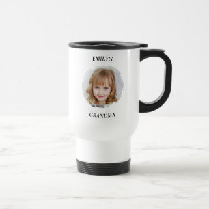 Mug De Voyage Grand-mère personnalisées Petit-enfant photo Voyag