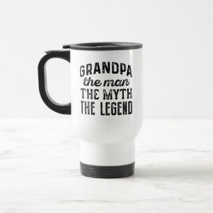 Mug De Voyage Grand-Père L'Homme Le Mythe La Légende