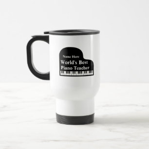 Mug De Voyage Grand Piano meilleur professeur de piano du monde