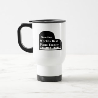 Mug De Voyage Grand Piano meilleur professeur de piano du monde 