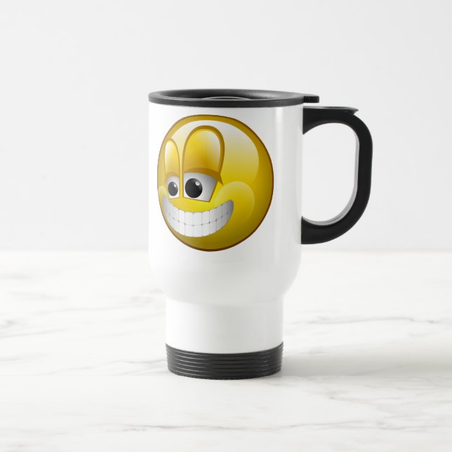 MUG DE VOYAGE GRAND VISAGE DE GRIMACE (Droite)