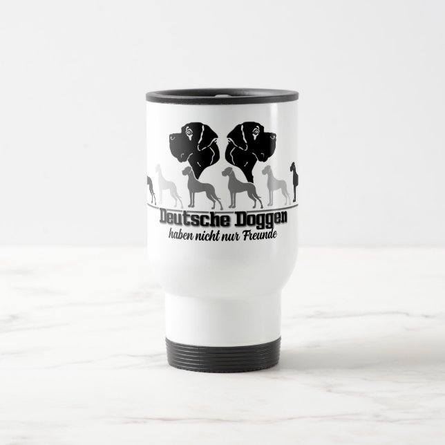 Mug De Voyage Grande Dane allemande Coupe (Centre)