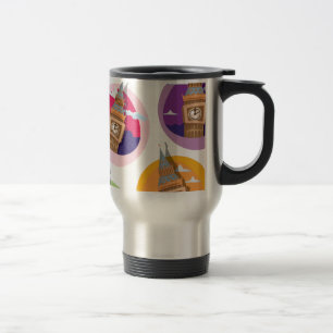 Mug De Voyage Grande tour horloge de Westminster Big Ben