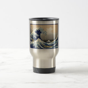 Mug De Voyage Grande vague au large de Kanagawa et Mont Fuji Mer