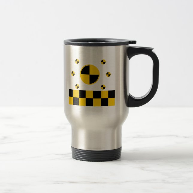 Mug De Voyage Graphiques des marqueurs de test d'écrasement (Droit)