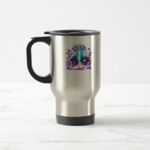 Mug De Voyage Graphisme gothique emo fey Goblincore forestier