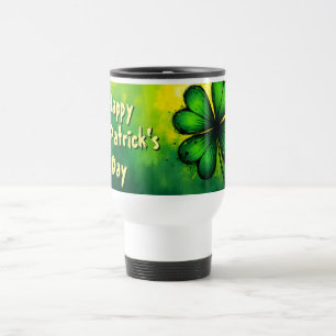 Mug De Voyage Green, Happiness & Joy - Bonne St. Patrick's Day !