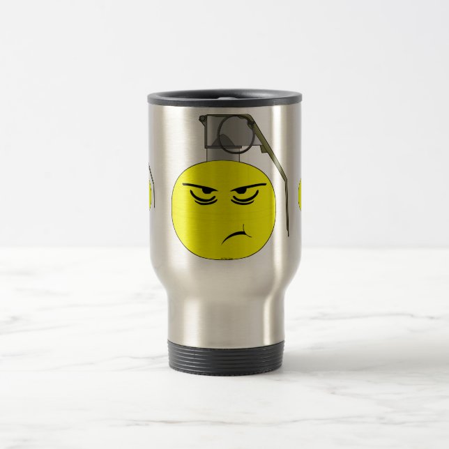 Mug De Voyage Grenade renfrognée (Centre)