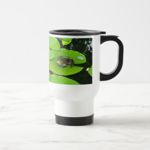 Mug De Voyage Grenouille taureau sur Lilypads