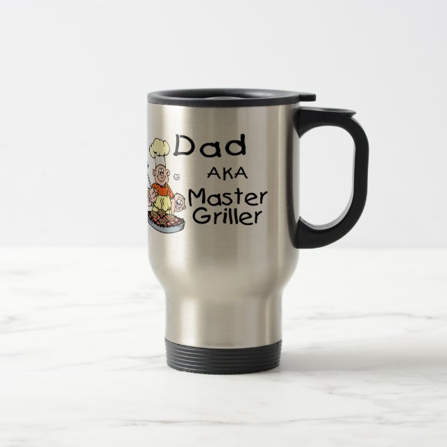 Mug De Voyage Gril principal de papa (Droit)