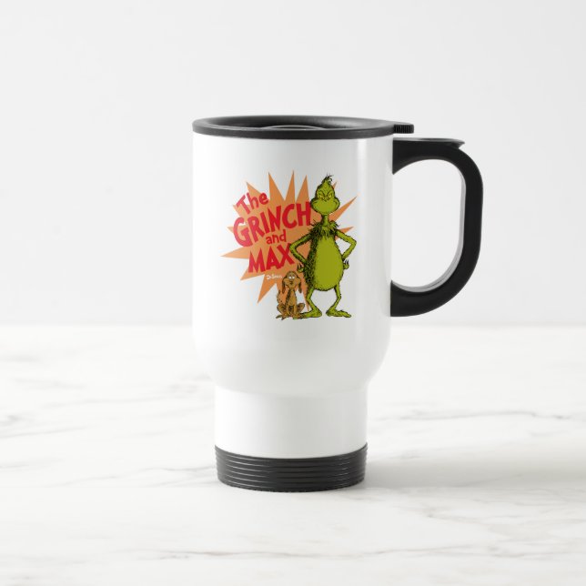 Mug De Voyage Grille | Grinch & Max Starburst (Droite)