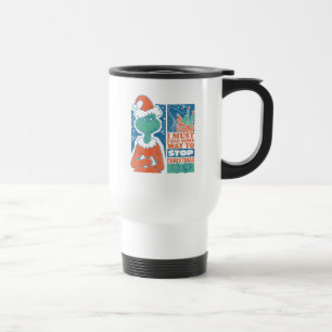 Mug De Voyage Grinch   Arrêtez Noël Graphique Vintage