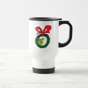 Mug De Voyage Grinch classique   Christmas Wreath